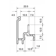 SOFA VIZVETÖ SIN 3M/SZÁL ALU. RG805 ABLAKHOZ