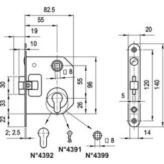 WC ZÁR BEVÉSŐ TOP LŐVÉR 4399 4399 ELZETT