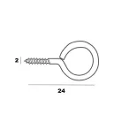 SZEMESCSAVAR 144DB/CS. 2*25 MM
