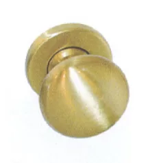 Fixgomb Kerek Rozettán Szatén Réz Gen.