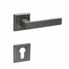 Kilincsgarnitúra Oszt.Cly Négyz.Antracit Basic Florida