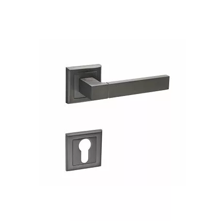 Kilincsgarnitúra Oszt.Cly Négyz.Antracit Basic Florida