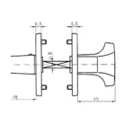 Gombos-Kilincs Garn.Fekete Lakk. Mp Zb Xm61215150020