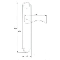 KILINCSGARNITÚRA 90 KULCSLYUKAS ANTIK FIRENZE 79104