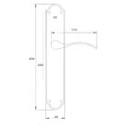 KILINCSGARNITÚRA 90 KULCSLYUKAS KRÓM FIRENZE 79104