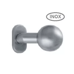 Játszóajtógomb Eltolt Ovál 56mm R.M. Lk 9165 O Ss304