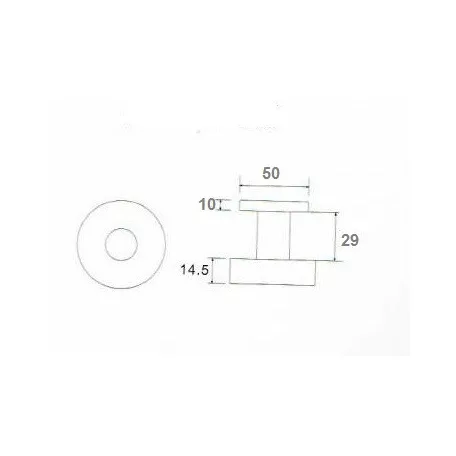 Játszóajtógomb Lapos Kerek R.M. Lk 9167