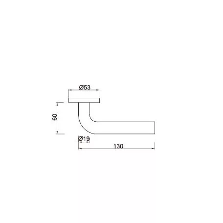 Kilincsgarnitura Oszt.Cly.Rm.Egy. Lena Lh 9001