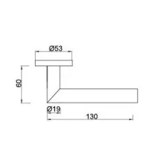 Kilincsgarnitura Oszt.Cly Rm Cordoba Lh 9004 Sark.