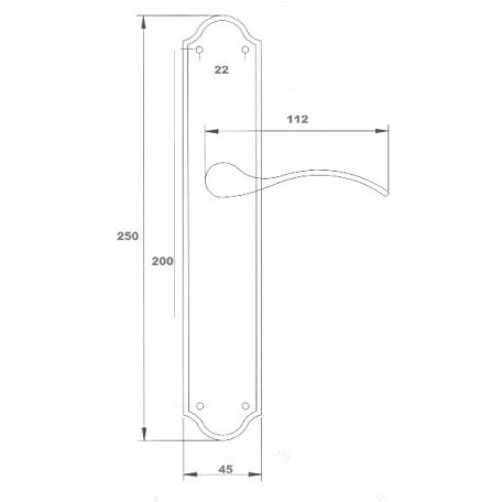 KILINCSGARNITÚRA 90 KULCSLYUKAS REZEZETT FIRENZE 79104
