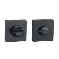 Wc fordító négyzet rozettás matt-fekete rb