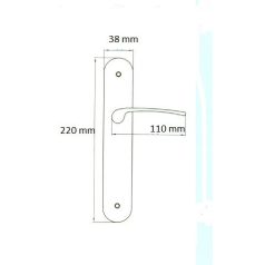 KILINCSGARNITÚRA 55 KULCSLYUKAS KRÓM VELENCE