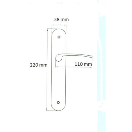 KILINCSGARNITÚRA 55 KULCSLYUKAS KRÓM VELENCE
