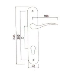 KILINCSGARNITÚRA VILLENA 55CILINDERES SZAT.NIKK 908