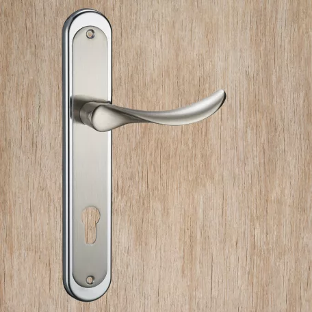 Kilincsgarnitúra 90 Cly. Szatén-Nikkel Alegra