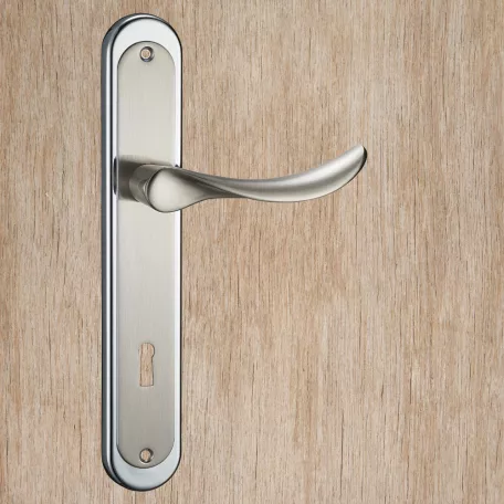 Kilincsgarnitúra 55 Kly. Szatén-Nikkel Alegra