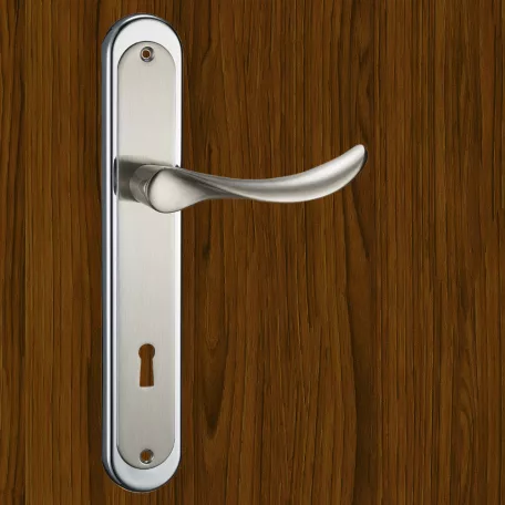 Kilincsgarnitúra 55 Kly. Szatén-Nikkel Alegra