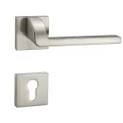 Kilincsgarnitúra Oszt. Cly.Szatén-Nikkel Pietra