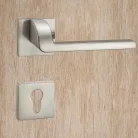 Kilincsgarnitúra Oszt. Cly.Szatén-Nikkel Pietra