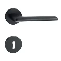 Kilincsgarnitúra Oszt. Kly. Matt-Fekete Lunetta