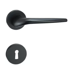 Kilincsgarnitúra Oszt. Kly. Matt-Fekete Ysabel