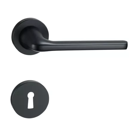 Kilincsgarnitúra Oszt. Kly. Matt-Fekete Melita