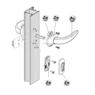 Portálkilincs Pár Fehér Horus Fap2051