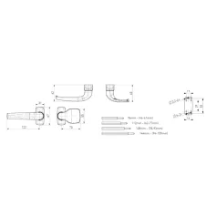 Kilincs Rozettás Gomb+Kil Fém Ajtóhoz Merkury Bronz