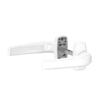 Kilincs Rozettás Kil+Kil Fém Ajtóhoz Merkury Fehér Ral9016