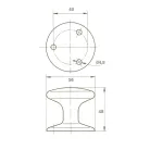 Játszóajtógomb Fehér 