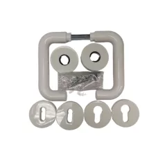 Kilincs Garn. Rozettás Fehér Műa. Kerek Bb/Pz Szi.