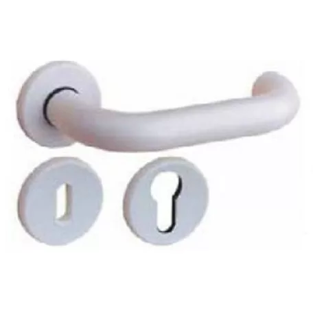 Kilincs Garn. Rozettás Fehér Műa. Kerek Bb/Pz Holar