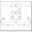 Wc Kilincs Rozettás Élz. Kerek Fehér Műanyag