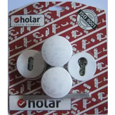 Kétold.Forgatógomb Roz.Fehér Műa.Kerek Bb/Pz