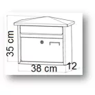 Postaláda Diszes Bronz 35*28*12 cm Spi-8 Apolló