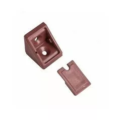 Műanyag Sarok 25 db/Csomag 18mm Barna