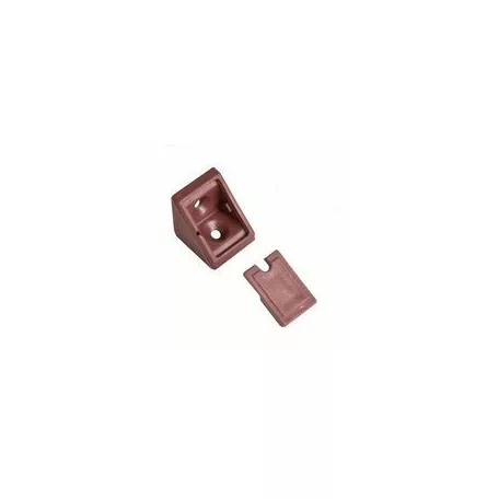 Műanyag Sarok 25 db/Csomag 18mm Barna