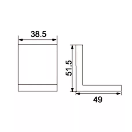Bútorakasztó "Láma" Ikea 93240 54-2 Wh Fehér