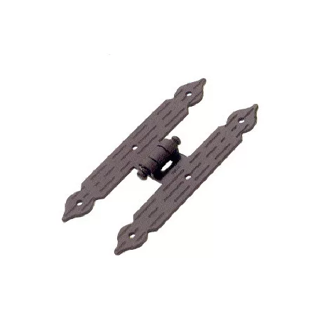 OMAD Zsalu Szárnypánt "H" Fix 16 cm Fekete 1330/16