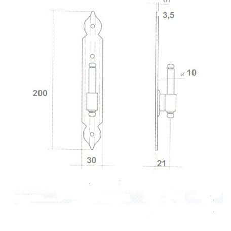 ZSALU TOKPÁNT FIX Q10MM 20CM FEKETE OMAD1213/20
