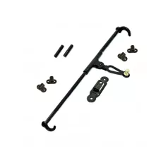 OMAD Zsalu Rúdzár Forgós 220 cm Fekete 1552/220