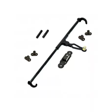 OMAD Zsalu Rúdzár Forgós 220 cm Fekete 1552/220