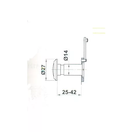 AMIG Optikai Kitekintő 14-25-42 mm Króm 2