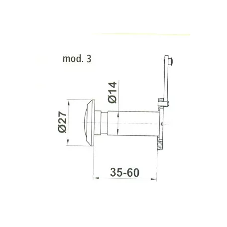 AMIG Optikai Kitekintő 14-35-60 mm Réz 3