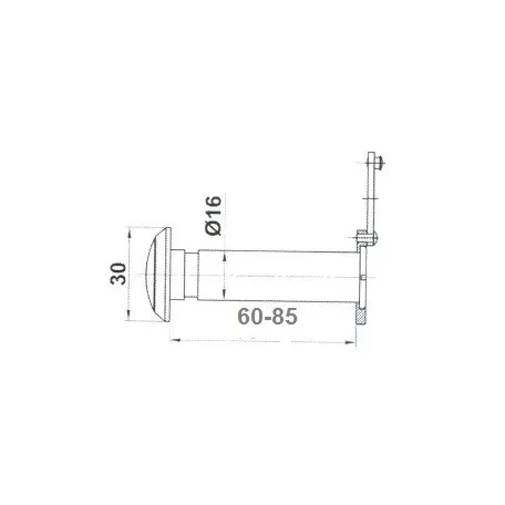 AMIG Optikai Kitekintő 16-60-85 mm Krom 5