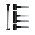 Táskapánt Matt Fekete 15 mm 4 Csap Otlav 335/15 3R.Fás