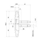 AJTÓPÁNT BECSAV. 16 DISZES REZEZETT LF 16 STYL
