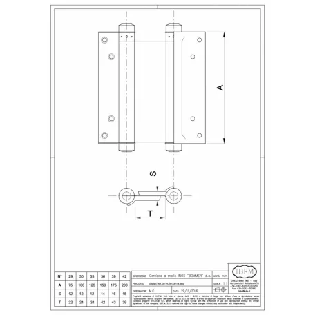 IBFM Bommerpánt 150 mm R.M. Olasz