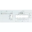 DORMA-KABA Ajtócsukó Ts73V 2-4 Kar Nél1420556 37010101 E.