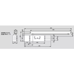 DORMA-KABA Ajtocsukó Ts 92B Csúsz.Nél.1420538 42020101